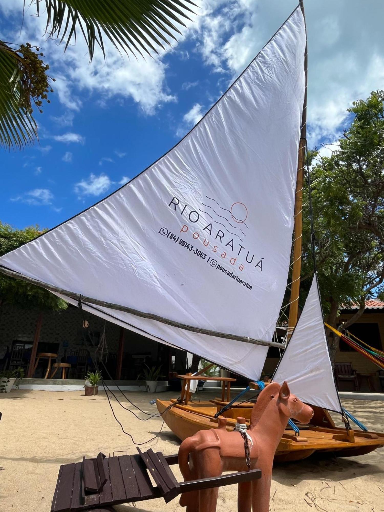 Pousada Rio Aratua Galinhos Bagian luar foto